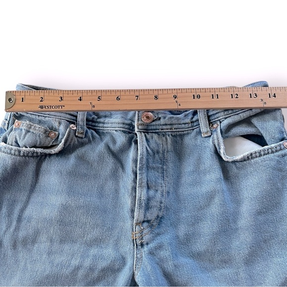 Free People x We The Free Maggie Straight Jean in Faded Blue Size 26 - Picture 7 of 12